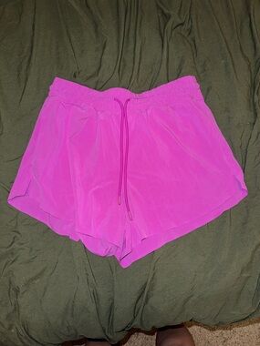 Athleta Vibrant Purple Athletic Drawstring Shorts